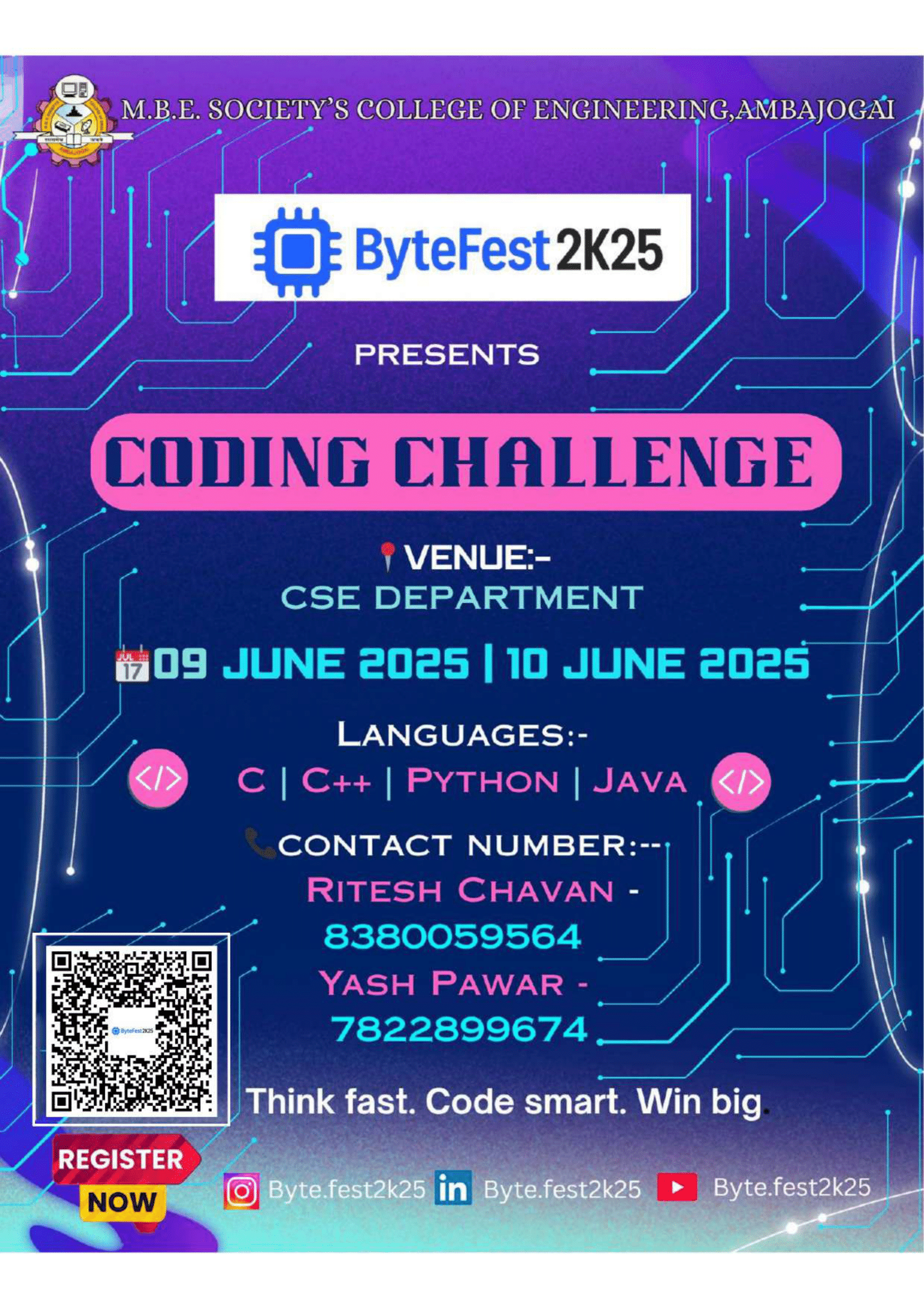 Coding Challenge Poster